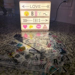 Medium Letter Light Box